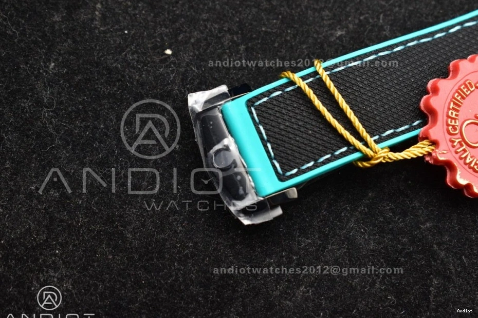 Planet Master Rubber on Black A9900 Black M+SF Ocean Deep Chrono Edition Black Dial Strap 1:1 Ceramic Best 1224